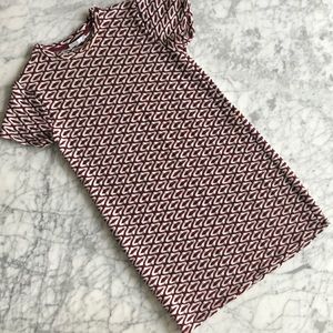 Zara Textured Geometric Dress